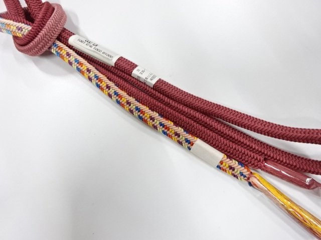 未使用品　正絹　手組帯締め